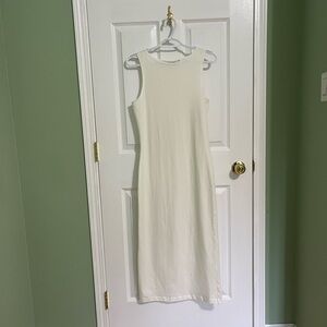 Frank & Oak White Midi Dress